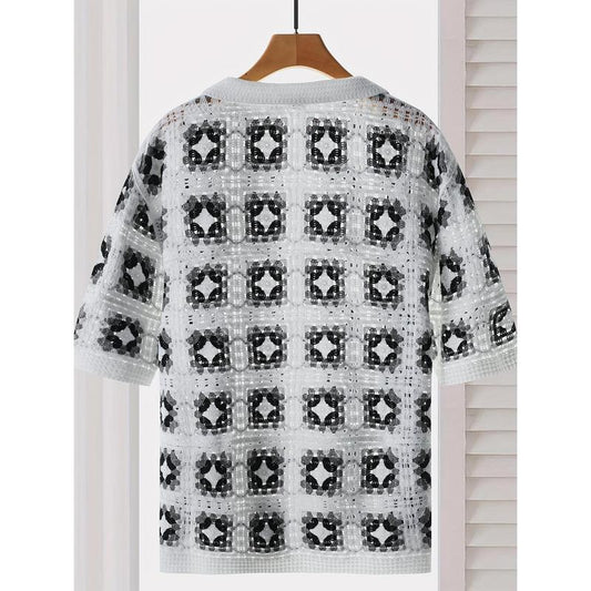 Vintage Hollow Cardigan