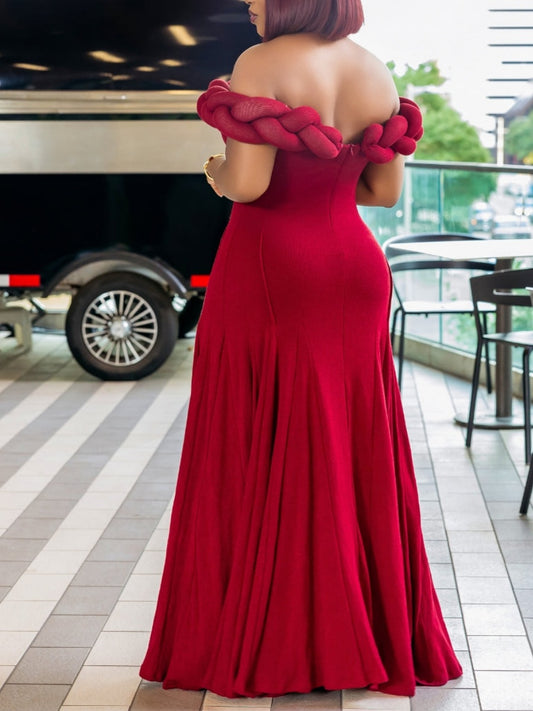 Twist Wool Dress
