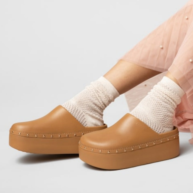 Women's Platform Studded Slippers
