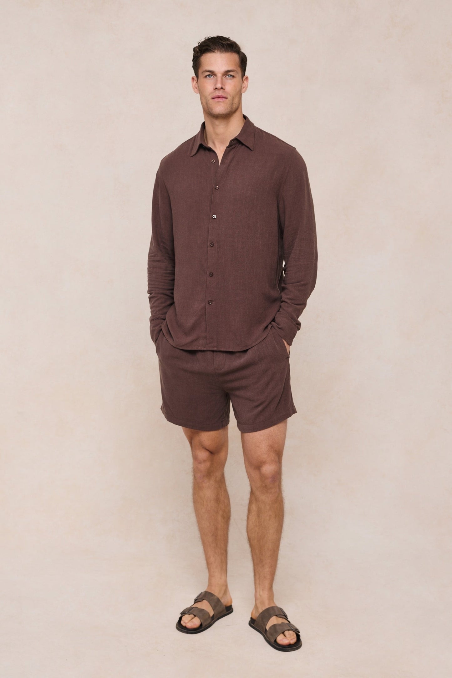 Cami Linen Short Set