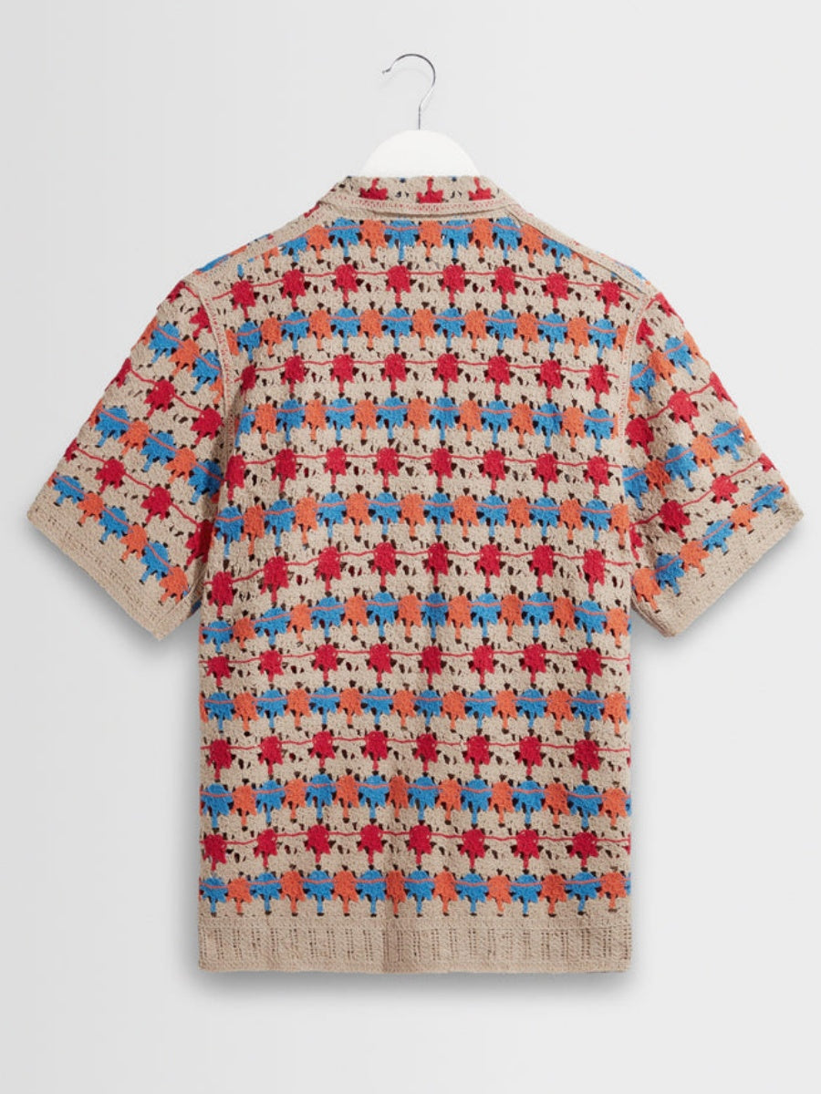 Multicolour Crochet Shirt
