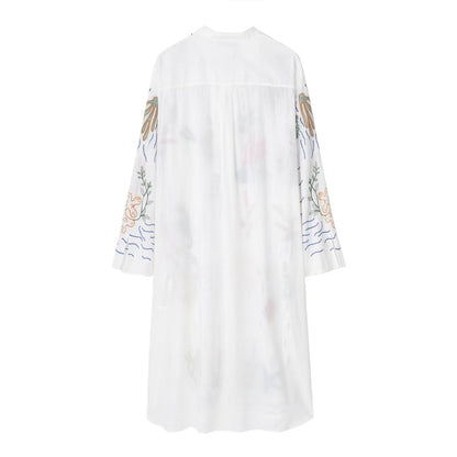Embroidered Loose Shirt