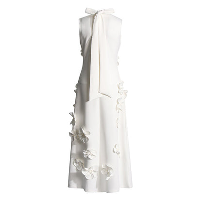 Flower Embellished Maxi Dress