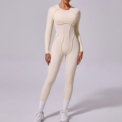 Backless Long Sleeve Jumpsuit