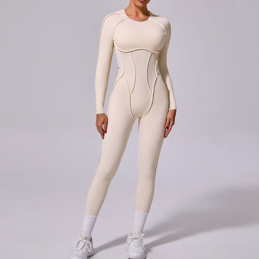 Backless Long Sleeve Jumpsuit
