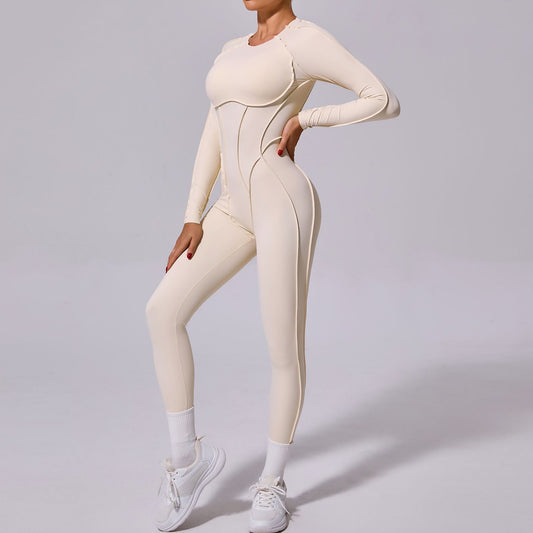 Backless Long Sleeve Jumpsuit