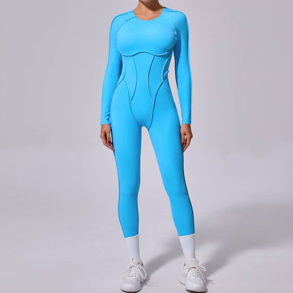 Backless Long Sleeve Jumpsuit