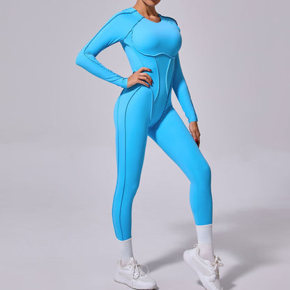 Backless Long Sleeve Jumpsuit