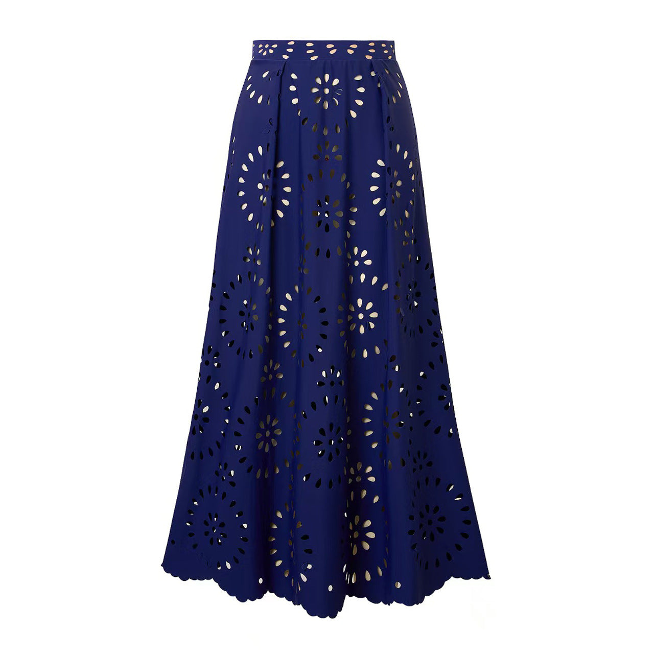 Bathing Suit Petal Hollow V Neck Swimsuit and Skirt