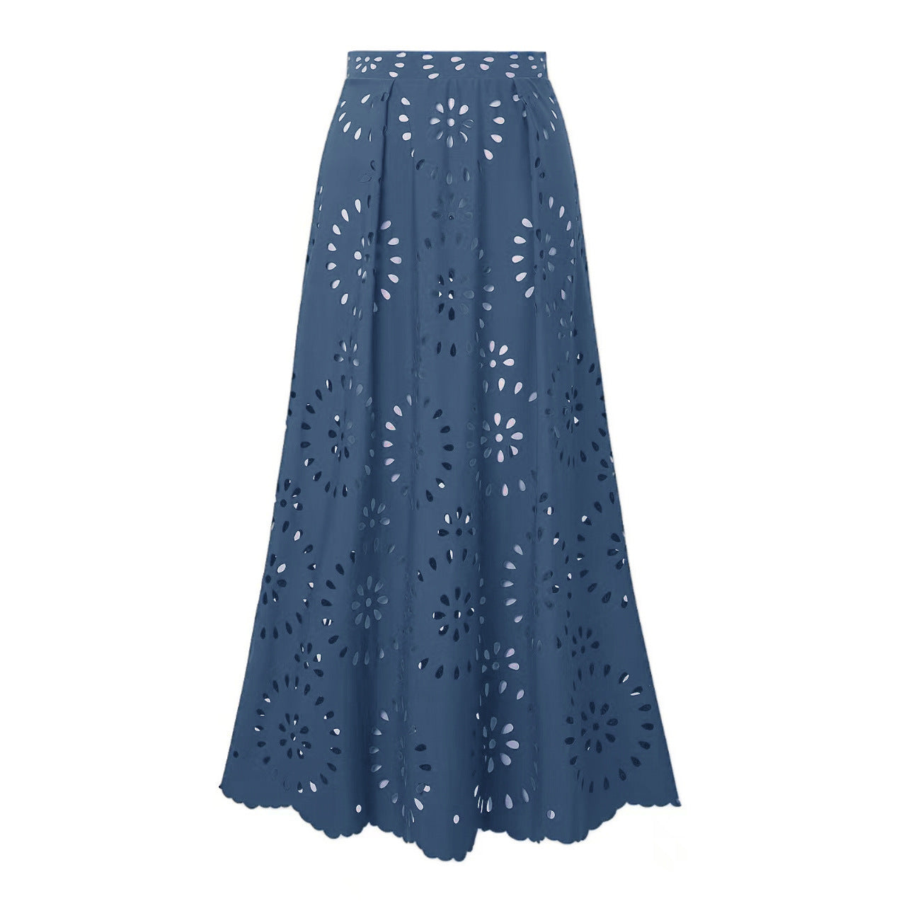 Bathing Suit Petal Hollow V Neck Swimsuit and Skirt
