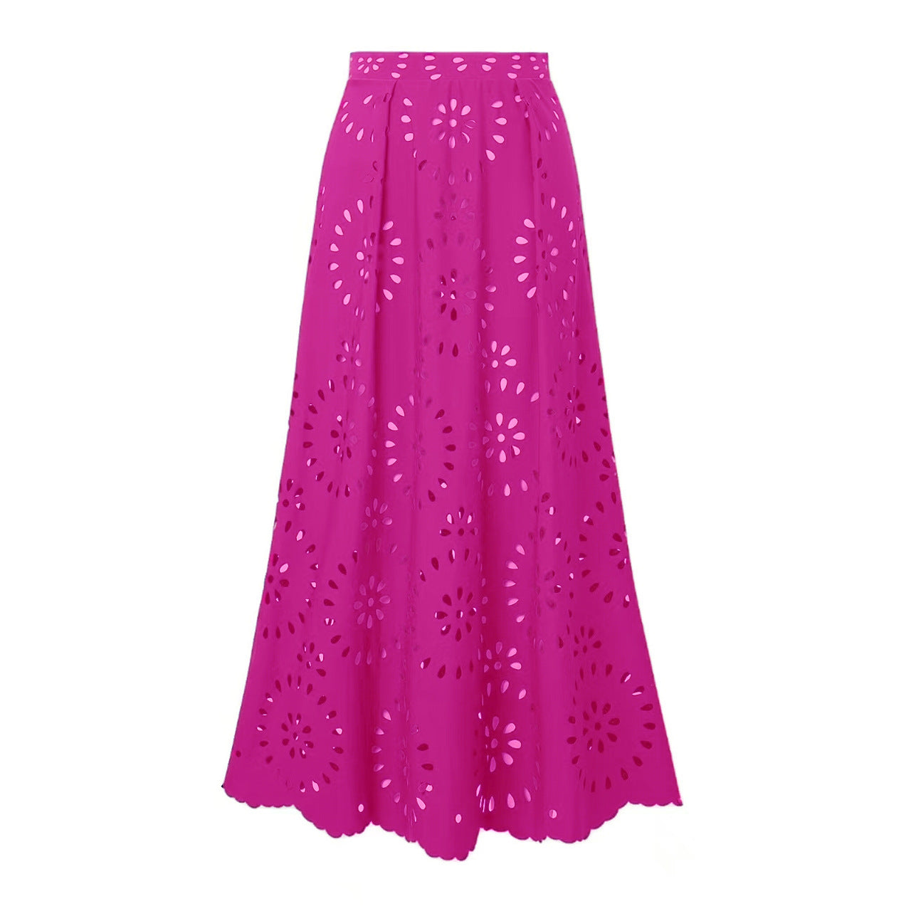 Bathing Suit Petal Hollow V Neck Swimsuit and Skirt