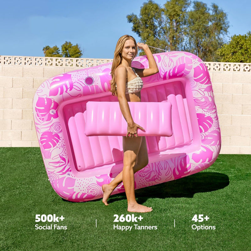 Inflatable Tanning Pool Lounger Float