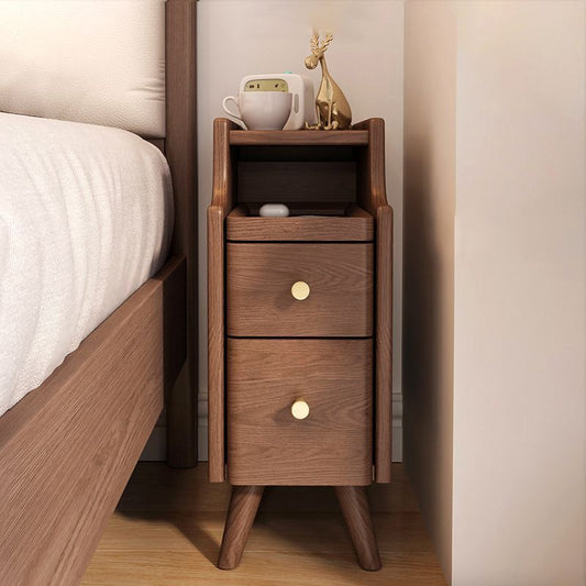 Solid wood classic minimalist nightstand