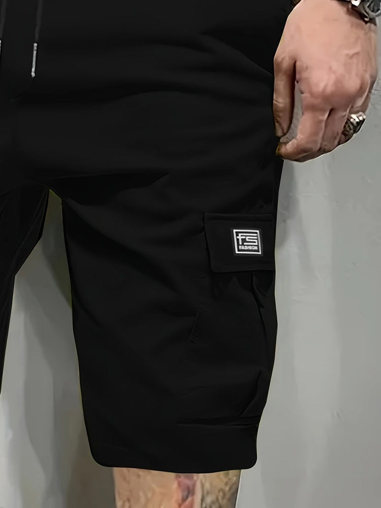[Second Item Half Price] Men's Loose Fitting Five-Point Pants