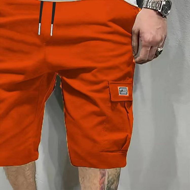 [Second Item Half Price] Men's Loose Fitting Five-Point Pants