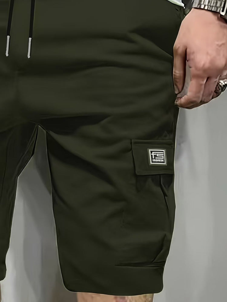 [Second Item Half Price] Men's Loose Fitting Five-Point Pants