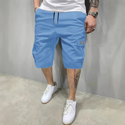 [Second Item Half Price] Men's Loose Fitting Five-Point Pants