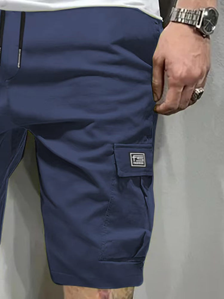 [Second Item Half Price] Men's Loose Fitting Five-Point Pants
