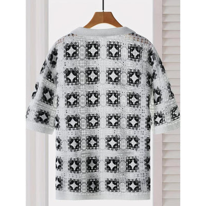 Vintage Hollow Cardigan