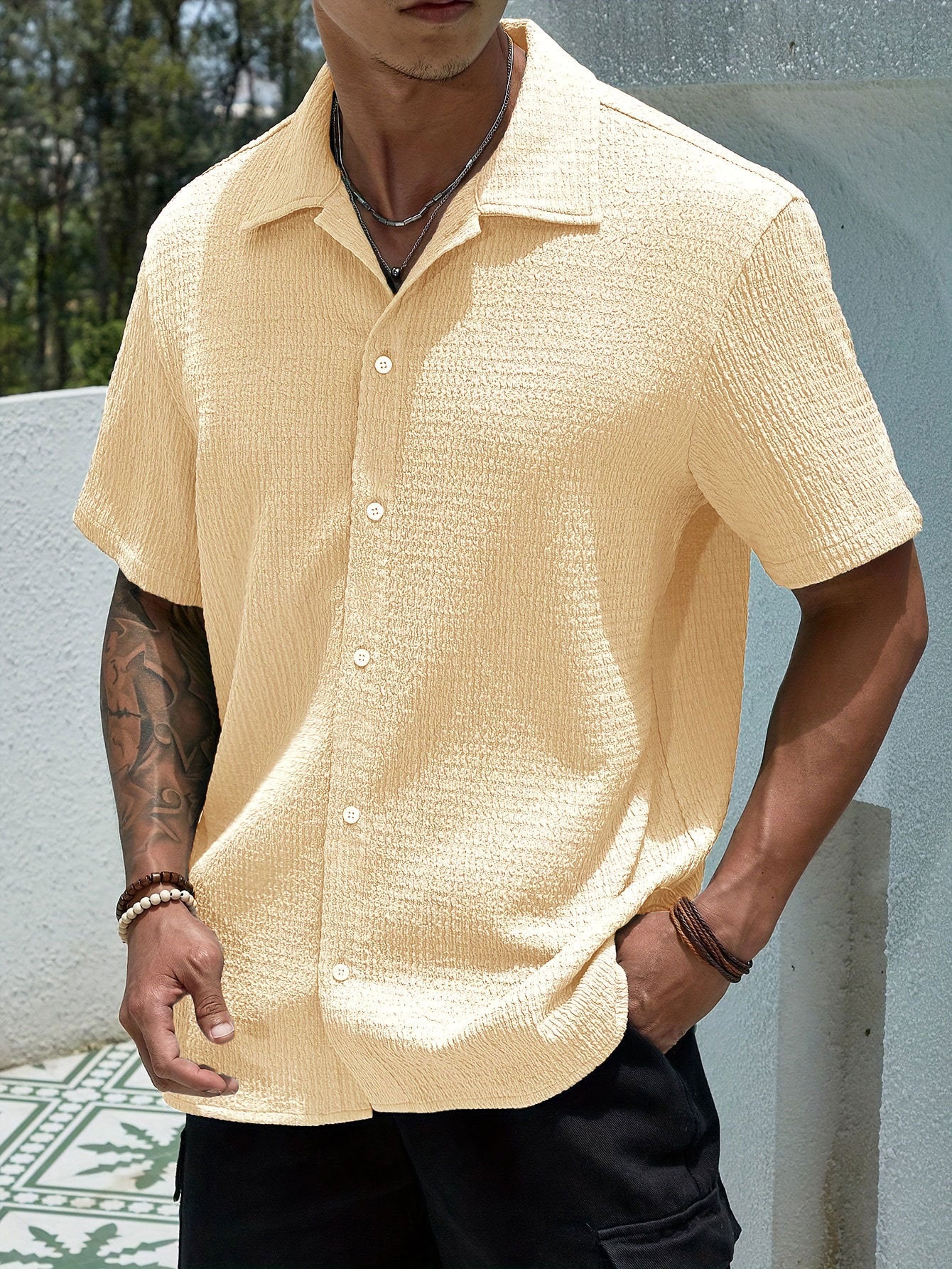Solid Color Lightweight Shirt