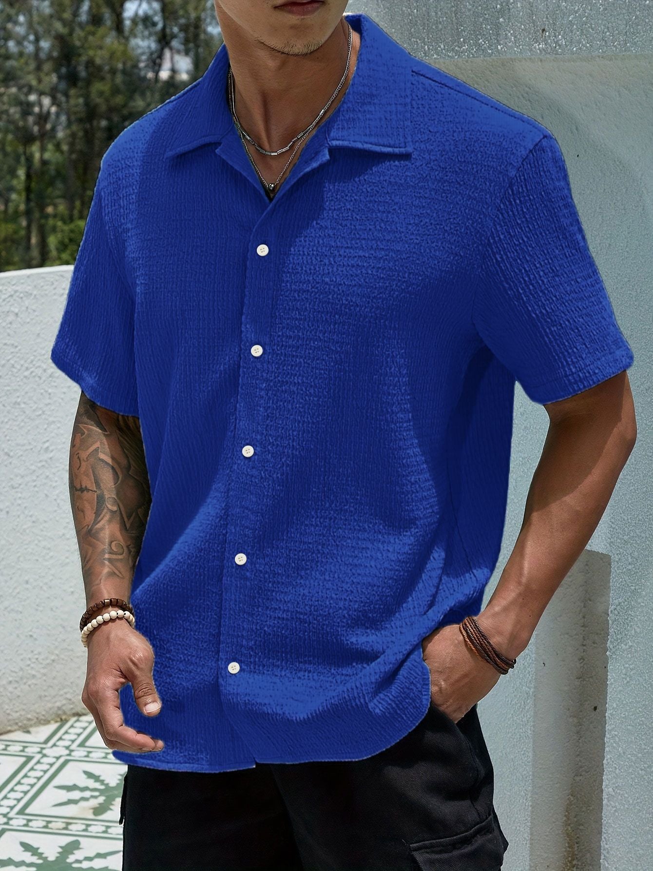 Solid Color Lightweight Shirt