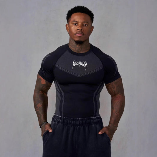 Men's quick-drying tight-fitting T-shirt