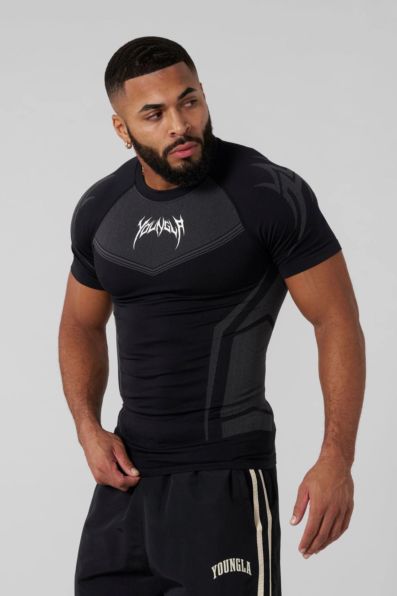 Men's quick-drying tight-fitting T-shirt
