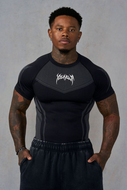 Men's quick-drying tight-fitting T-shirt