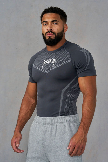 Men's quick-drying tight-fitting T-shirt