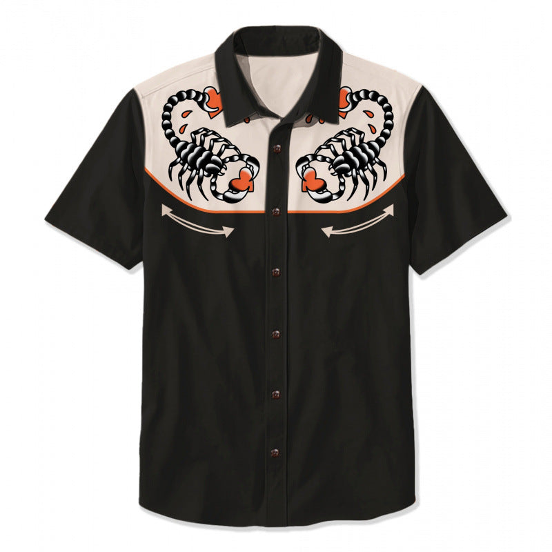 Western Cowcat - 100% Cotton Shirt