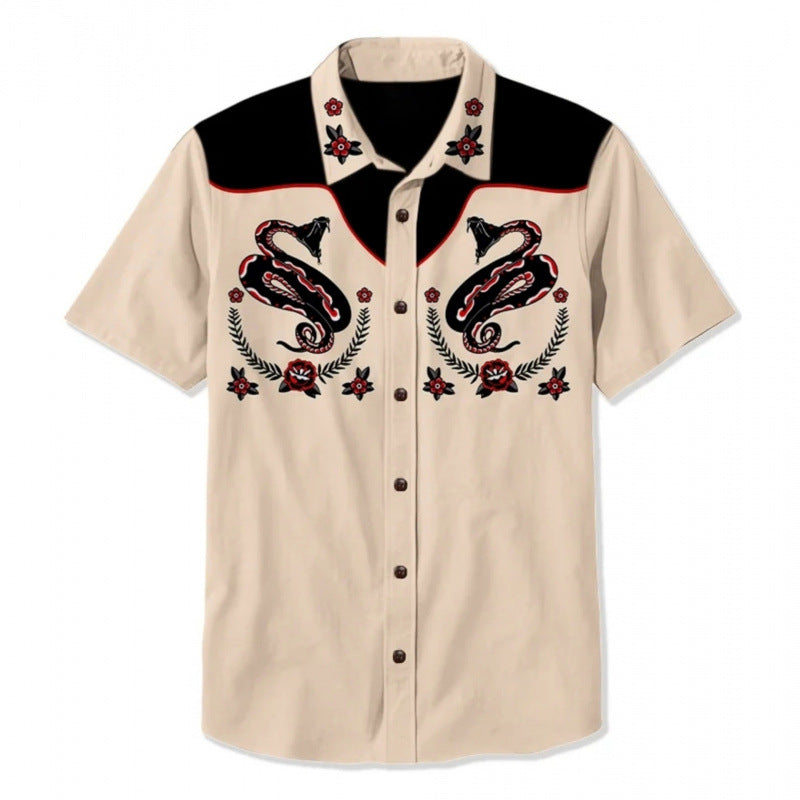 Western Cowcat - 100% Cotton Shirt
