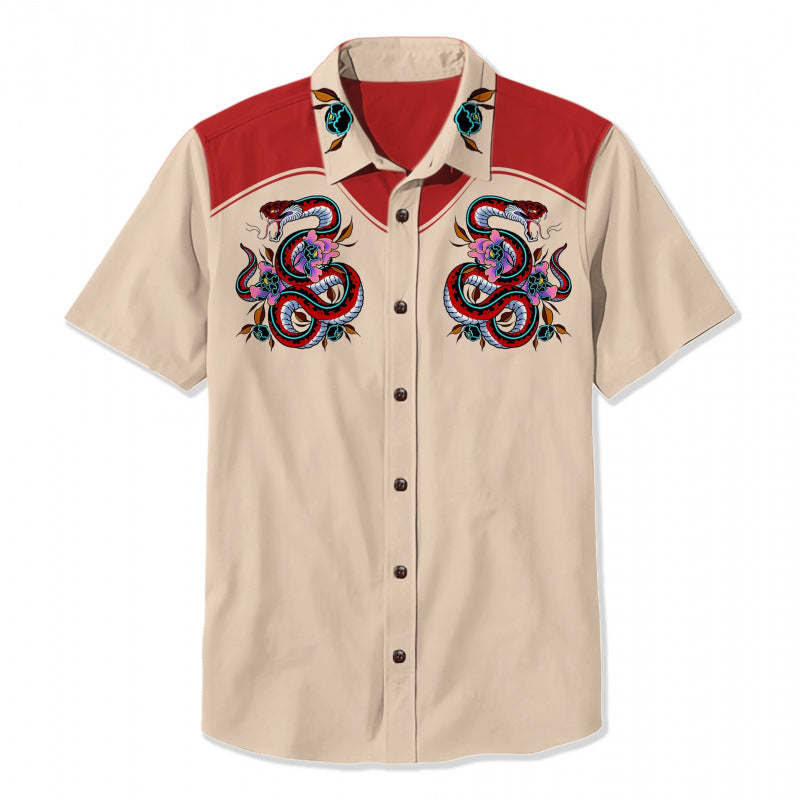 Western Cowcat - 100% Cotton Shirt
