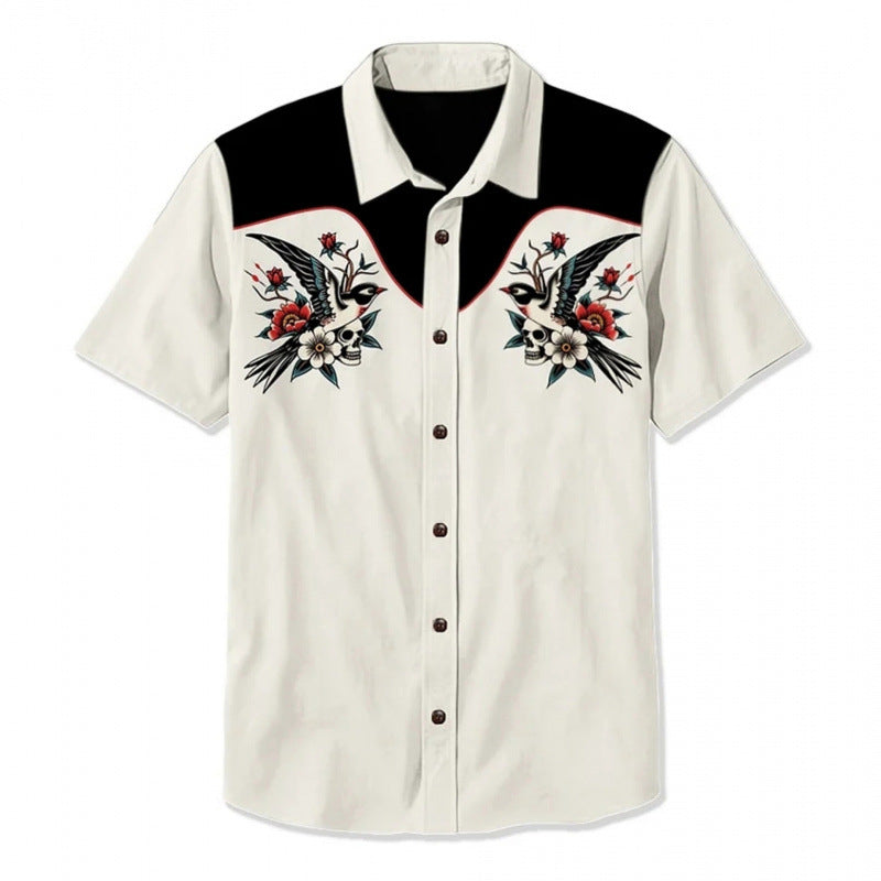 Western Cowcat - 100% Cotton Shirt