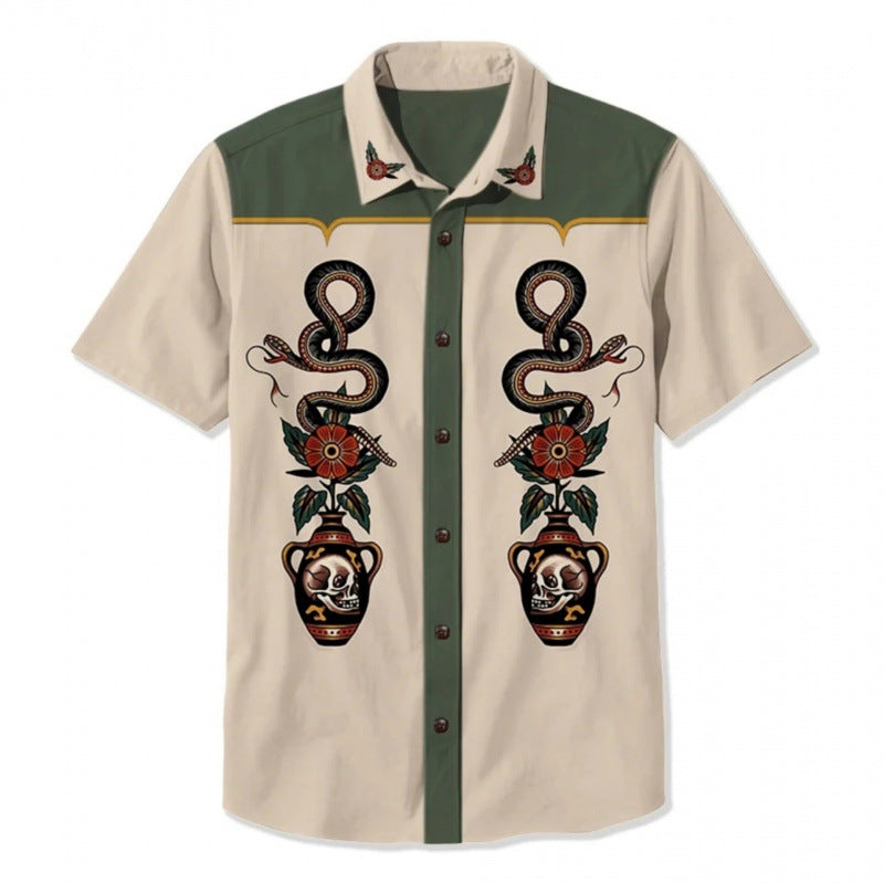 Western Cowcat - 100% Cotton Shirt