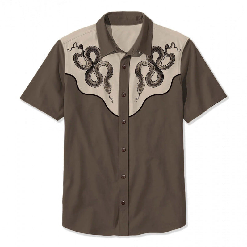 Western Cowcat - 100% Cotton Shirt