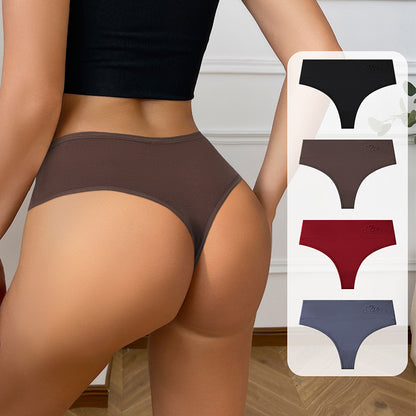 4 pack high waist thongs