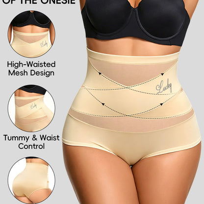 Confident Tummy-Crossover Shapewear Panties