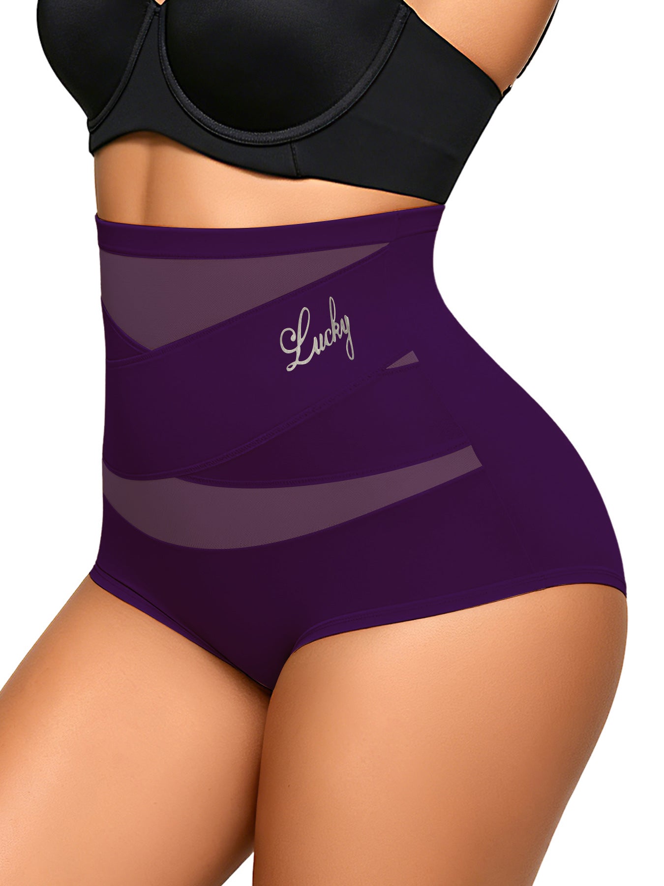 Confident Tummy-Crossover Shapewear Panties