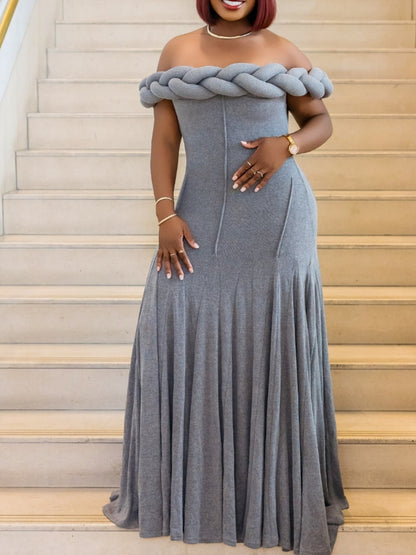 Twist Wool Dress