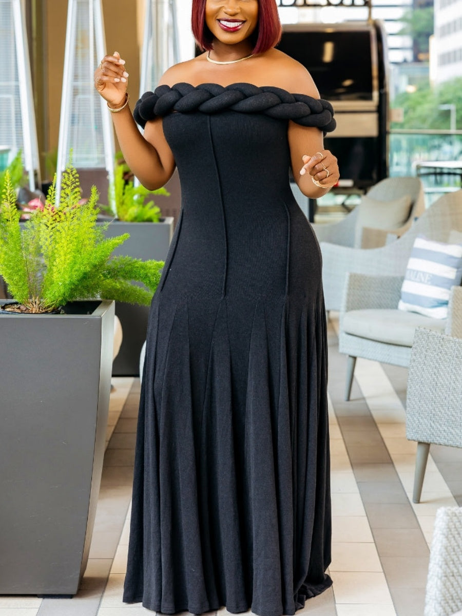 Twist Wool Dress