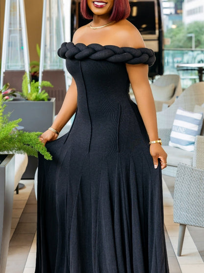 Twist Wool Dress