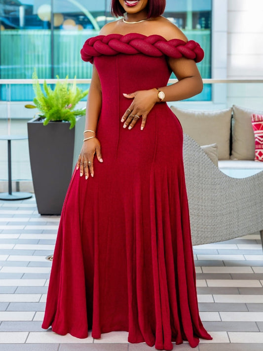 Twist Wool Dress