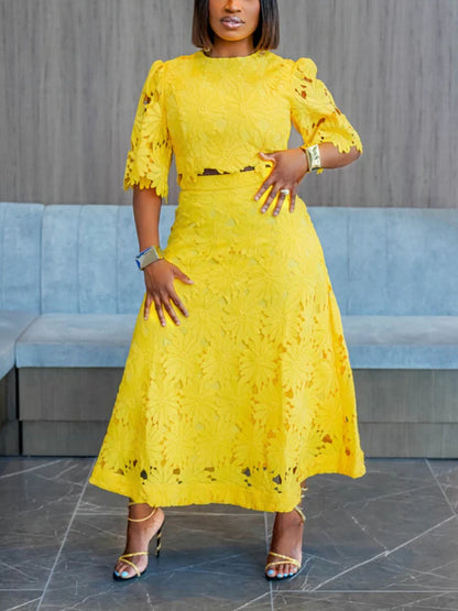 Sun-Flower Skirt Set