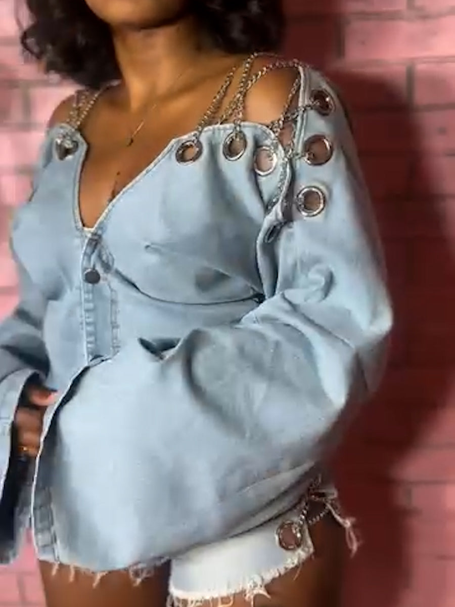 Denim Top