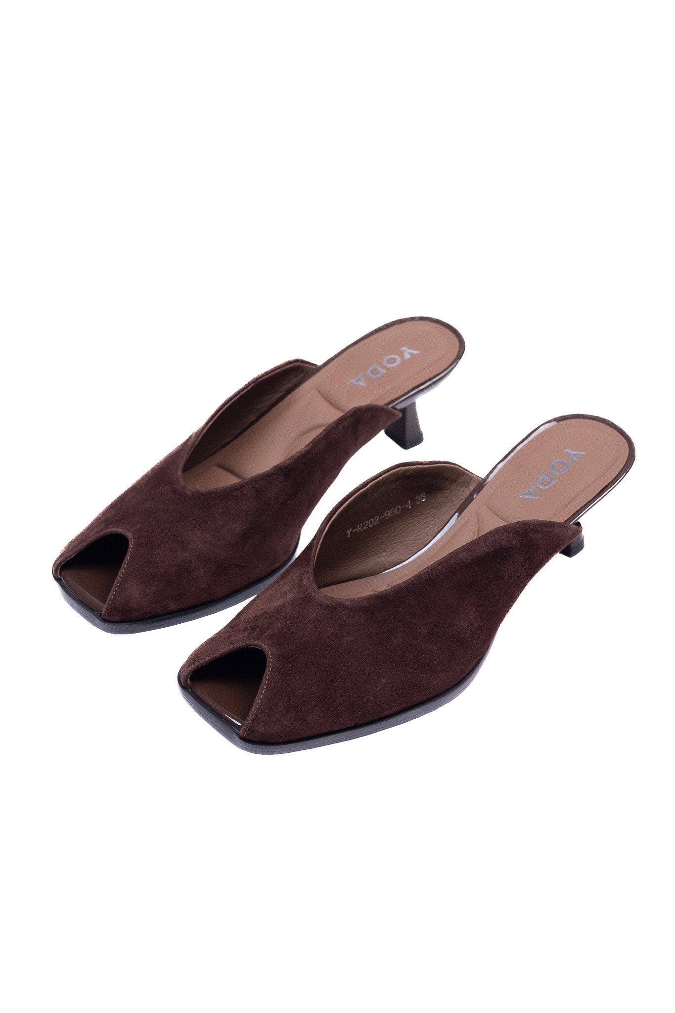 Natural Suede Heels