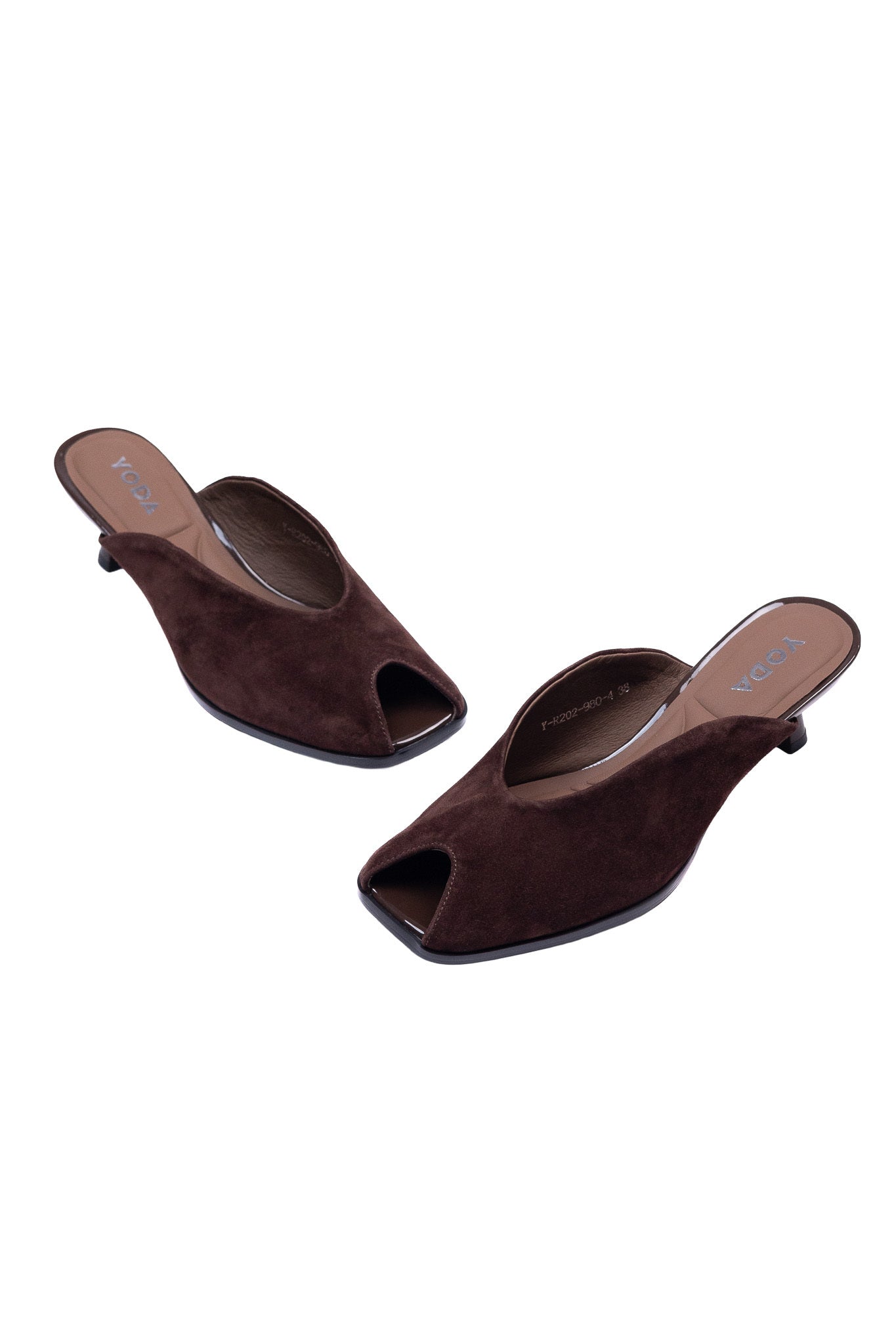 Natural Suede Heels