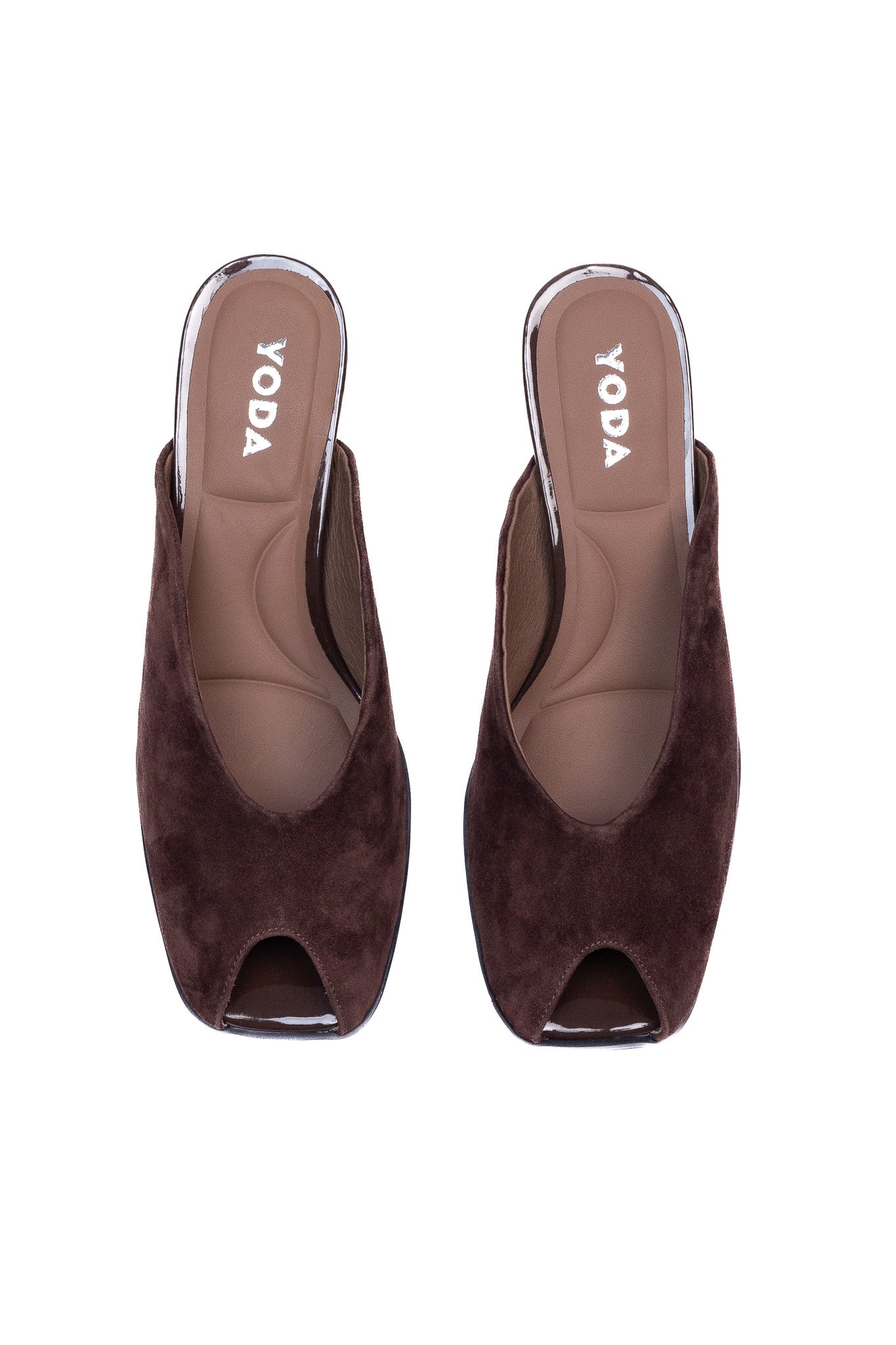 Natural Suede Heels