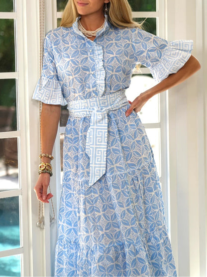 Ruffle Detailing Dress