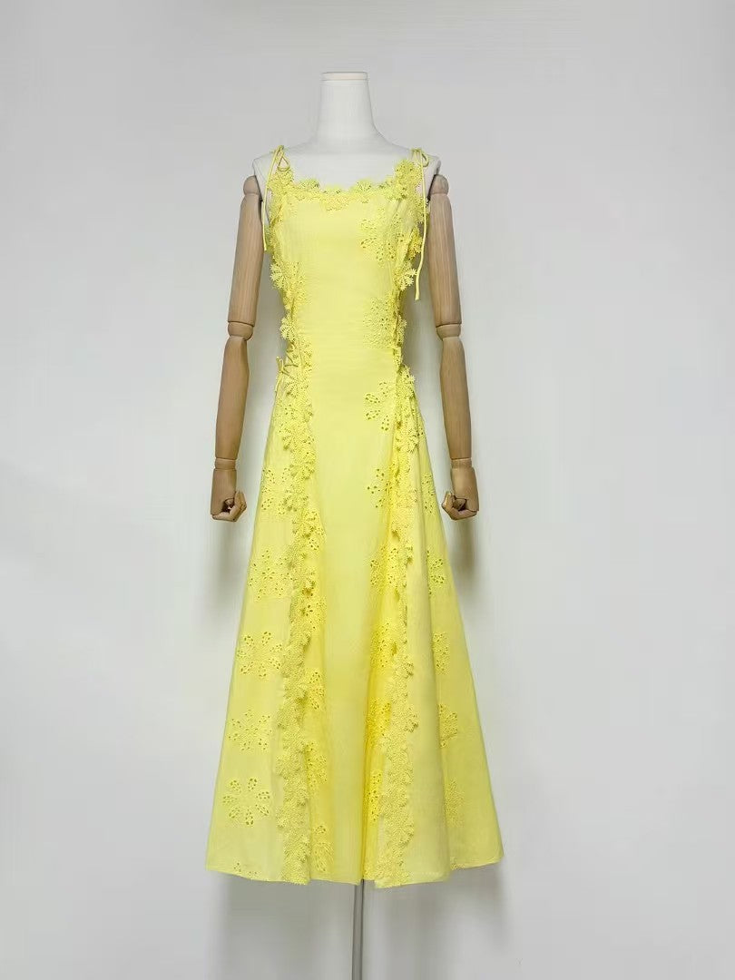 Precious Petals Applique Maxi Dress