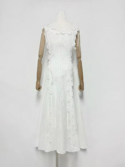 Precious Petals Applique Maxi Dress